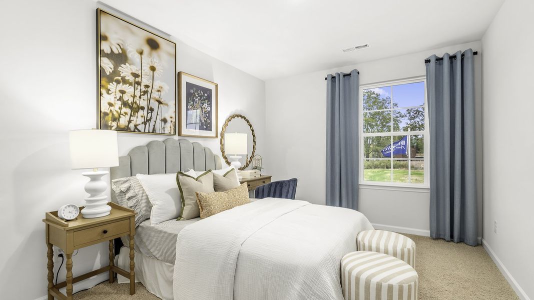 Furnished interior in a model home at Willow Mill in Thomasville (Image 13).