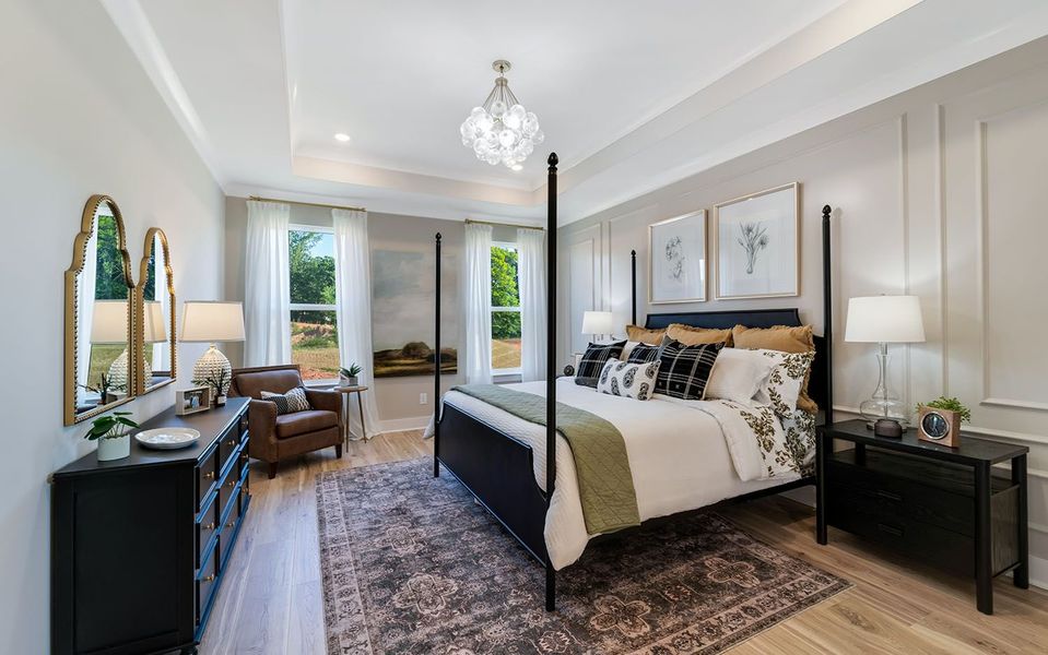 Furnished interior in a model home at Dorris Farm in White House (Image 22).