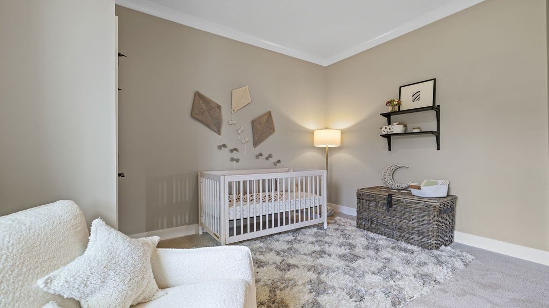 Furnished interior in a model home at Seven Oaks in Greenwood (Image 7).