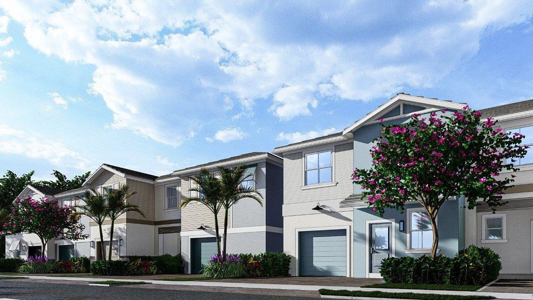 Front exterior of a home in the Vintage Oaks community, located in Palm Beach Gardens, FL (Image 15).