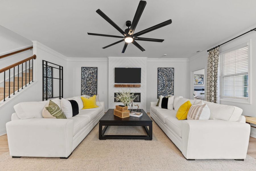 Furnished interior in a model home at Legacy Lakes in Aberdeen (Image 6).