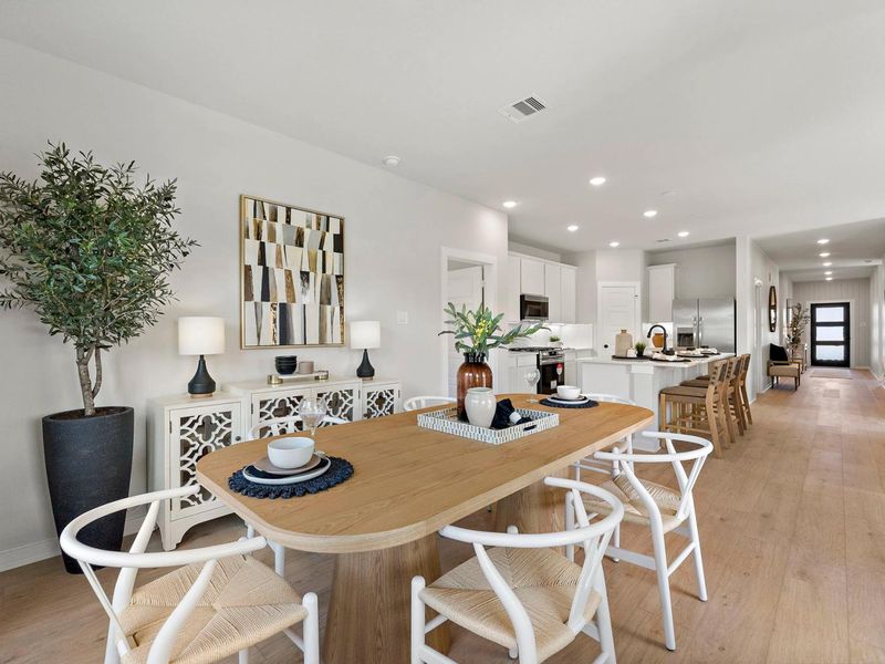 Furnished interior in a model home at Sundance Cove in Crosby (Image 22).