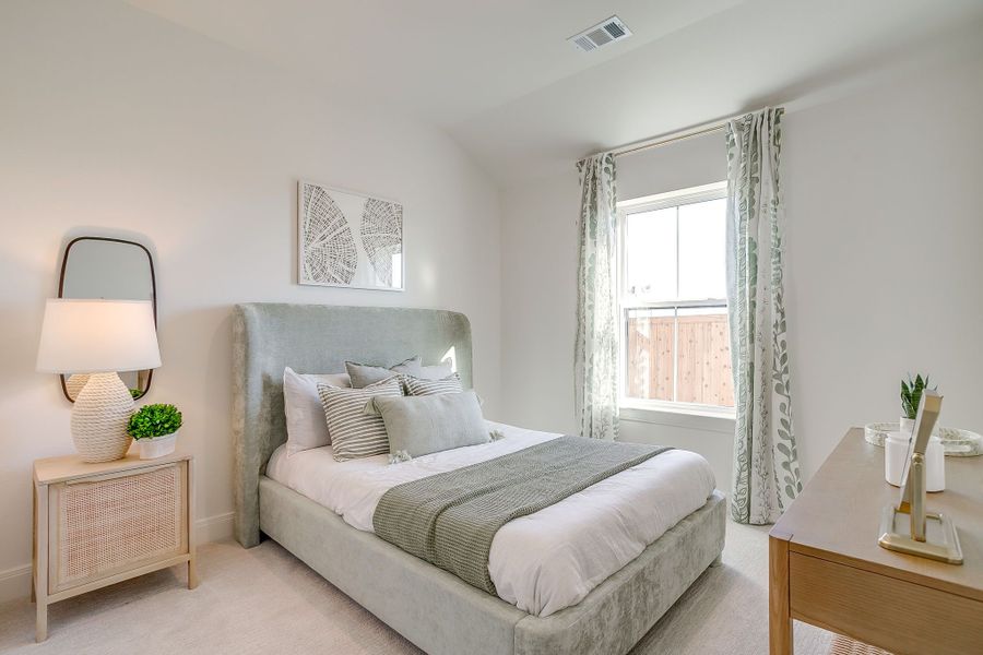 Furnished interior in a model home at MidTowne in Midlothian (Image 43).