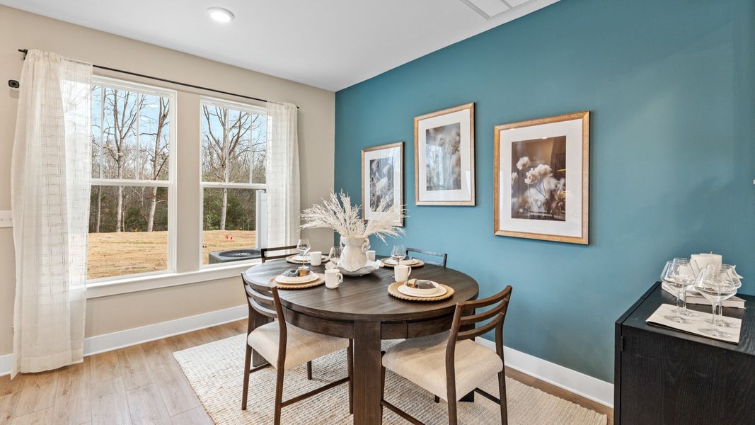 Furnished interior in a model home at Brookland Place in Hendersonville (Image 6).