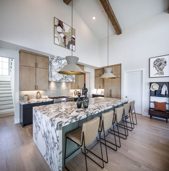 Furnished interior in a model home at Dean Farms in Lucas (Image 33).