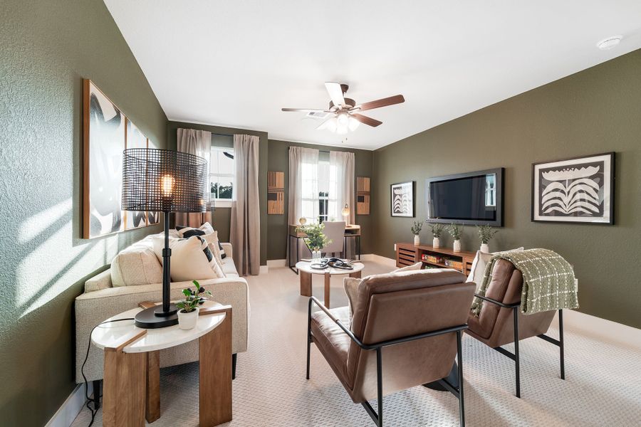 Furnished interior in a model home at The Reserve at Huntsville in Huntsville (Image 22).