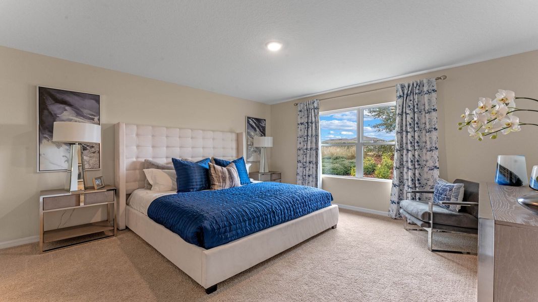 Furnished interior in a model home at Wynwood in Ocoee (Image 8).
