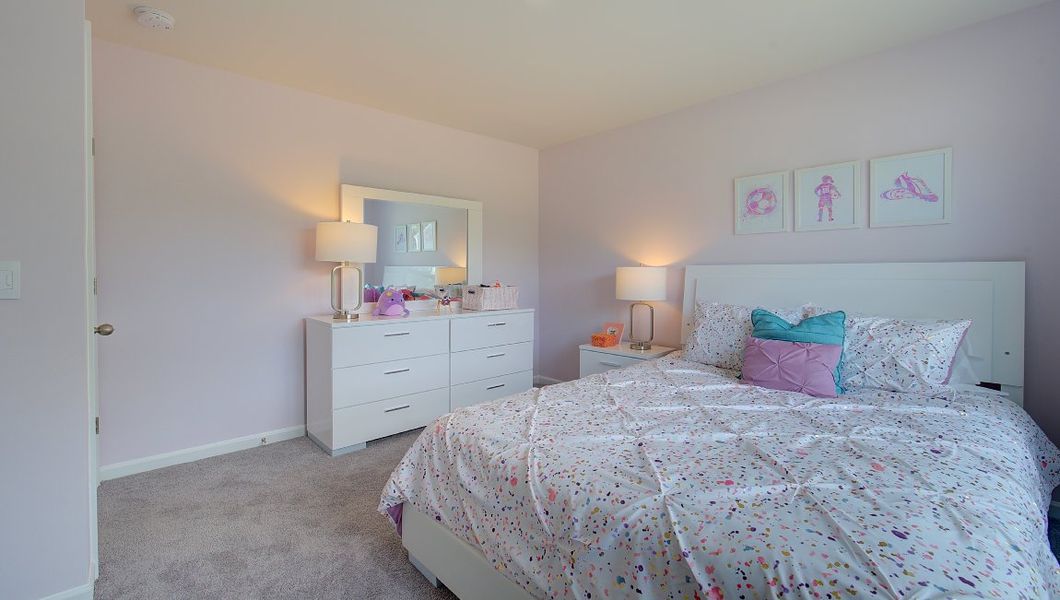 Furnished interior in a model home at Heritage Park in Fletcher (Image 30).