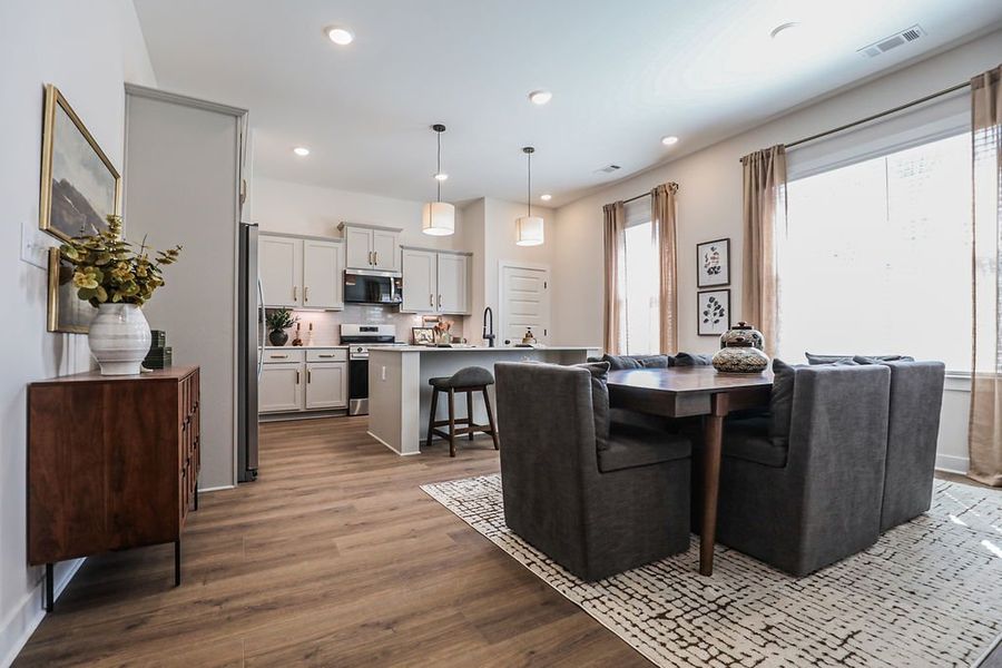 Furnished interior in a model home at Villages of Green Meadows in Munford (Image 55).