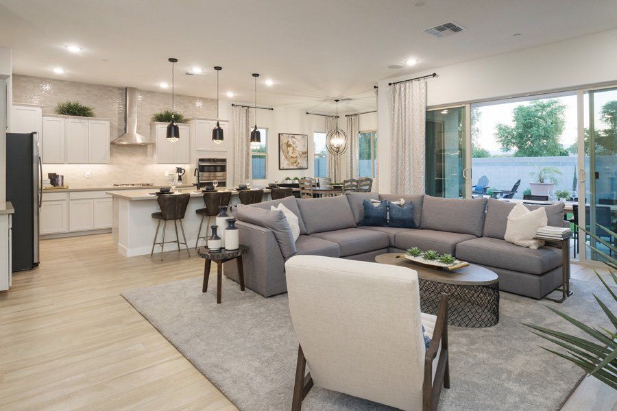 Furnished interior in a model home at Stonefield in Surprise (Image 9).