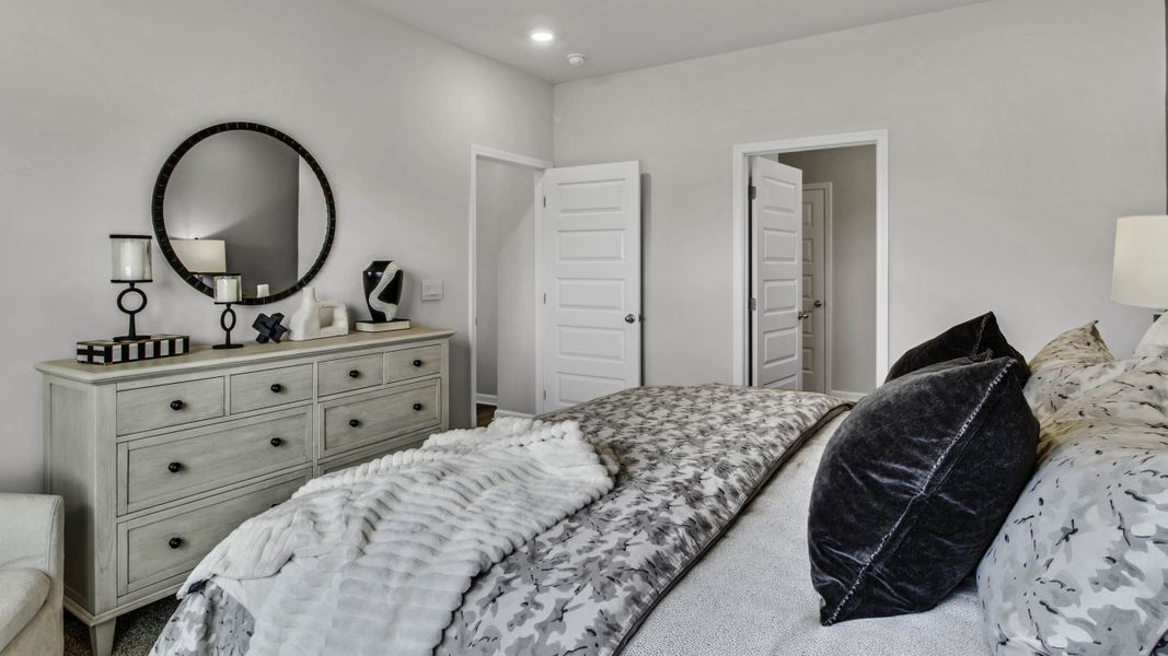 Furnished interior in a model home at Bailey Park in Fayetteville (Image 32).