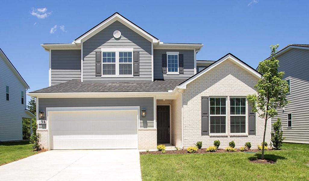 Front exterior of a home in the Catelonia community, located in Mount Juliet, TN (Image 3). Front exterior of a home in the Catelonia community, located in Mount Juliet, TN (Image 3).