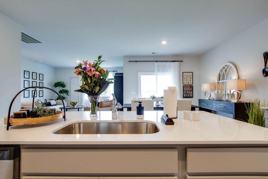 Furnished interior in a model home at Hartmann Crossing in Lebanon (Image 12). Furnished interior in a model home at Hartmann Crossing in Lebanon (Image 12).