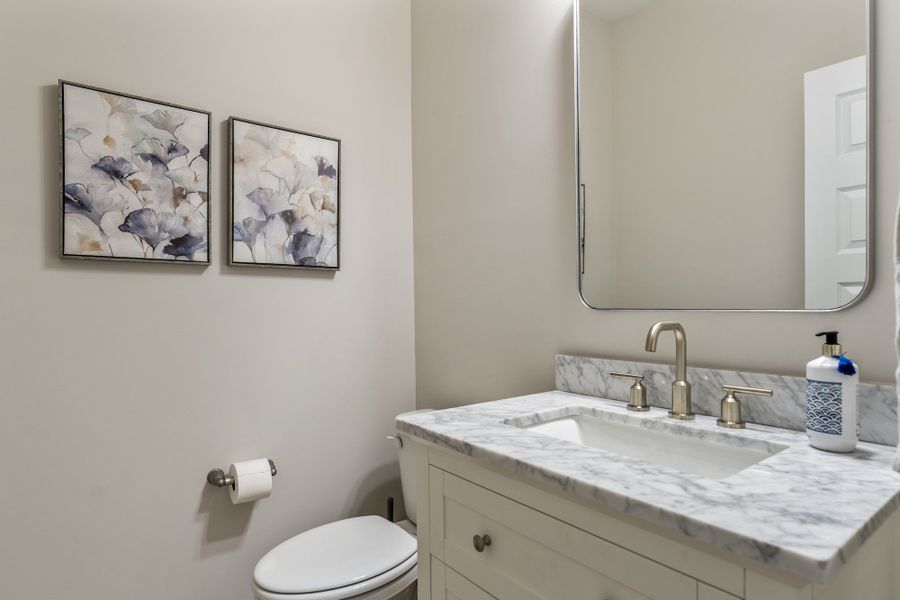 Furnished interior in a model home at South Park in Piedmont (Image 21).