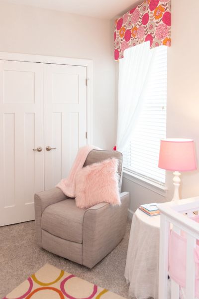 Furnished interior in a model home at The Gables in Moyock (Image 37).