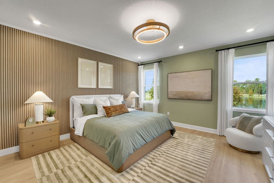 Furnished interior in a model home at Waterlin in St. Cloud (Image 4).