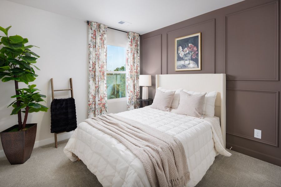 Furnished interior in a model home at Holly View in Greenville (Image 23).