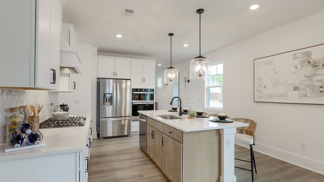 Furnished interior in a model home at The Village at Sandy Plains in Marietta (Image 5).