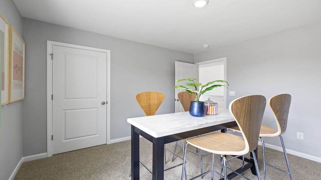 Furnished interior in a model home at Waverly Station in Greenwood (Image 14). Furnished interior in a model home at Waverly Station in Greenwood (Image 14).
