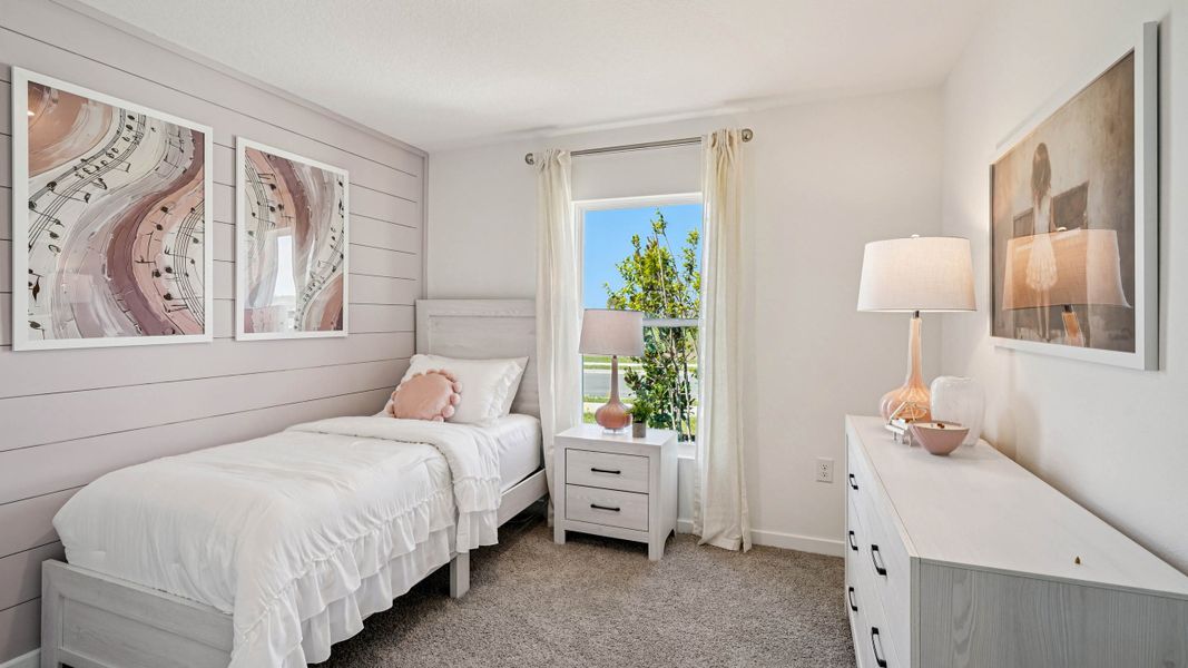 Furnished interior in a model home at Derby Creek in Ocala (Image 18). Furnished interior in a model home at Derby Creek in Ocala (Image 18).