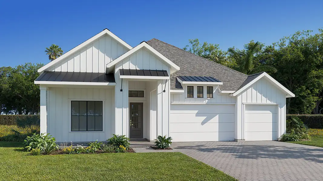 Front exterior of a home in the Reserve At Berry Bay 60' community, located in Wimauma, FL (Image 4). Front exterior of a home in the Reserve At Berry Bay 60' community, located in Wimauma, FL (Image 4).