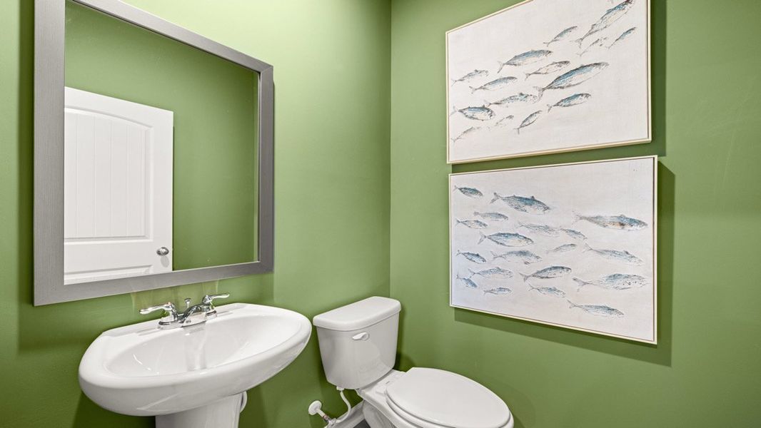 Furnished interior in a model home at Falcon Landing Townhomes in Gainesville (Image 25).