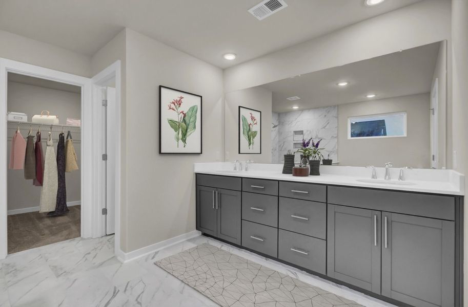 Spa-inspired baths Spa-inspired baths
