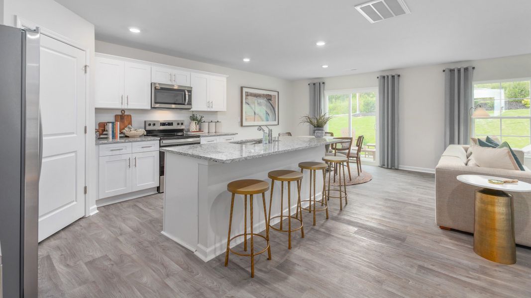 Furnished interior in a model home at Owens Ridge in Lexington (Image 7).
