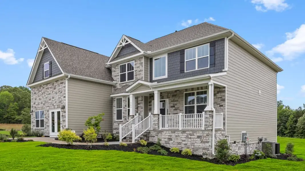 Front exterior of a home in the Campbell Ridge community, located in Pelzer, SC (Image 2). Front exterior of a home in the Campbell Ridge community, located in Pelzer, SC (Image 2).