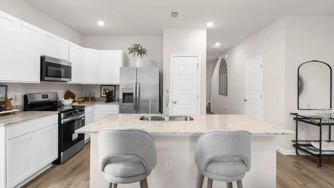 Furnished interior in a model home at Horseman's Bluff in Tallahassee (Image 14). Furnished interior in a model home at Horseman's Bluff in Tallahassee (Image 14).