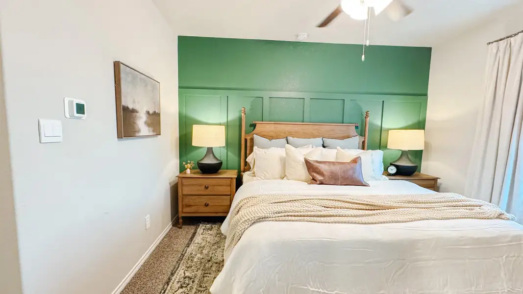 Furnished interior in a model home at Cardinal Hills in Dallas (Image 12).