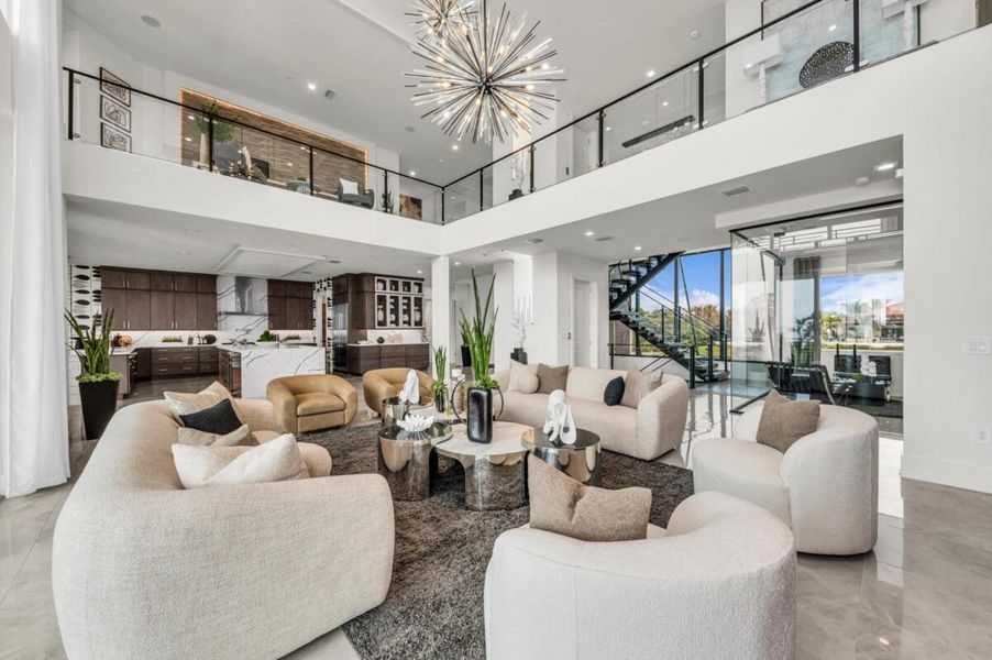Furnished interior in a model home at Legends Bay in Bradenton (Image 168).