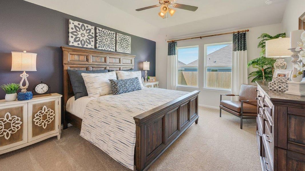 Furnished interior in a model home at Liberty Village in Brenham (Image 16).