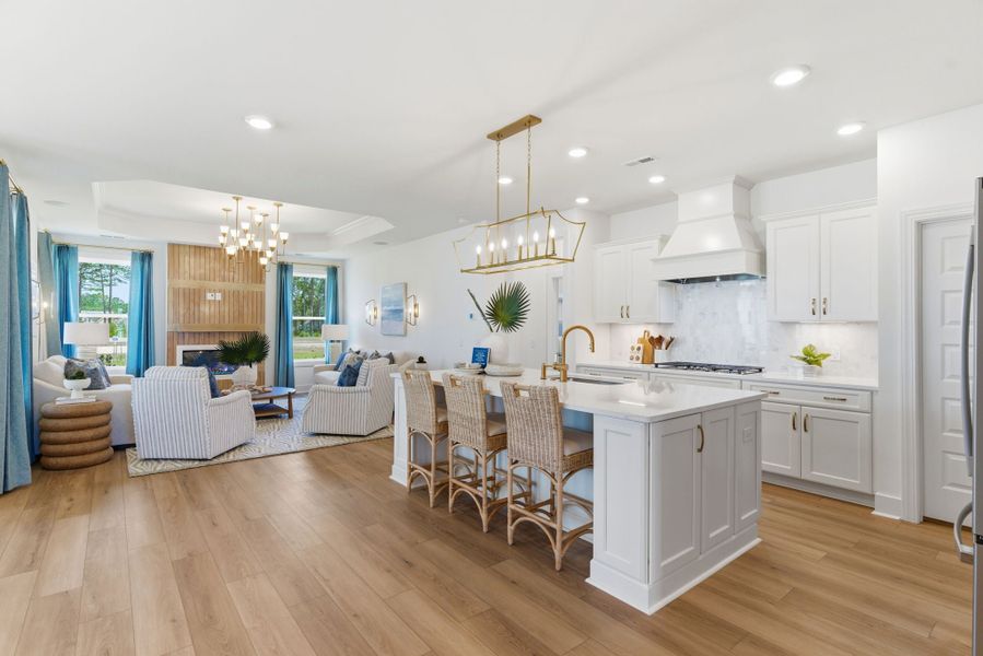 Furnished interior in a model home at Terrapin in Leland (Image 9). Furnished interior in a model home at Terrapin in Leland (Image 9).