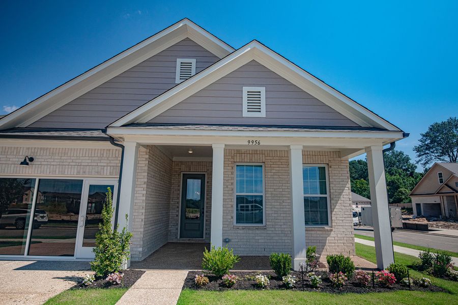 Front exterior of a home in the Amherst community, located in Cordova, TN (Image 3).