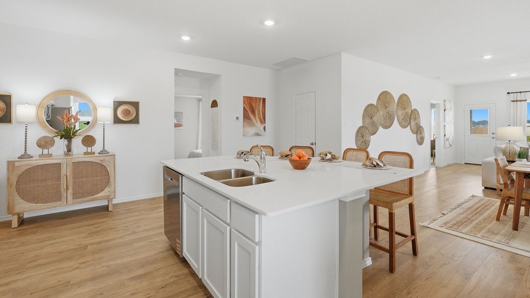 Furnished interior in a model home at Rancho San Gabriel in Georgetown (Image 13). Furnished interior in a model home at Rancho San Gabriel in Georgetown (Image 13).
