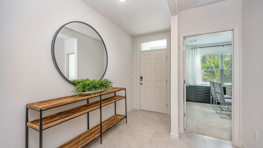 Furnished interior in a model home at Port St. Lucie Spot Lots in Port St. Lucie (Image 6).