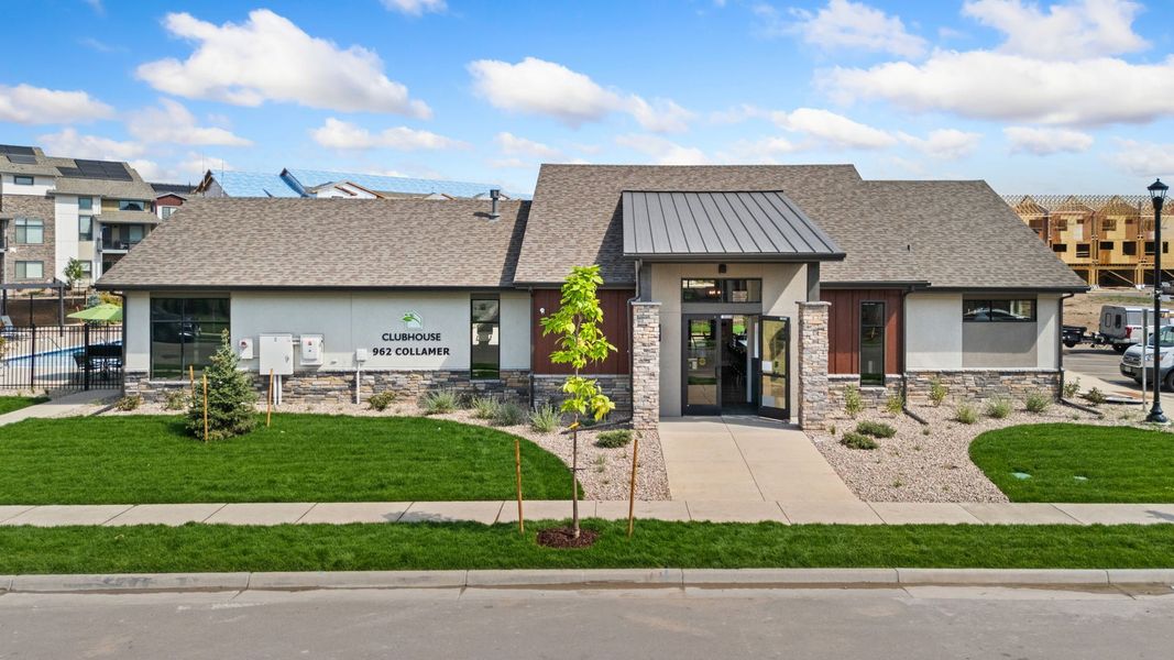 Front exterior of a home in the Northfield at Old Town community, located in Fort Collins, CO (Image 5).