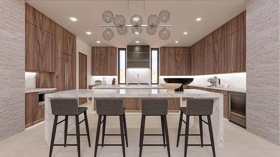 Furnished interior in a model home at Serene in Scottsdale (Image 12).