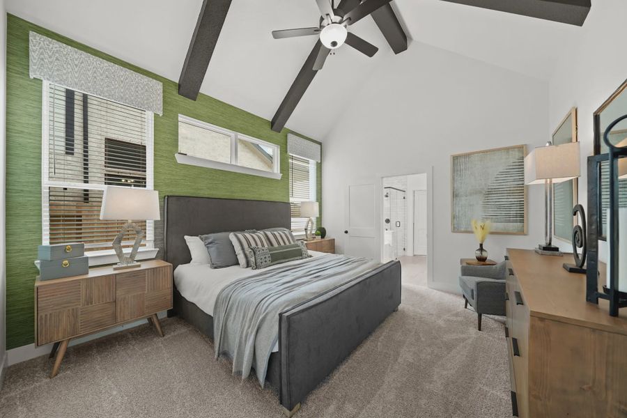 Furnished interior in a model home at Mulberry Farms in Santa Fe (Image 7). Furnished interior in a model home at Mulberry Farms in Santa Fe (Image 7).