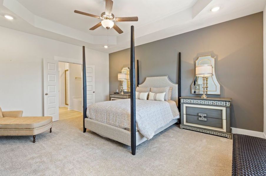 Furnished interior in a model home at Brewer Point in Murfreesboro (Image 13). Furnished interior in a model home at Brewer Point in Murfreesboro (Image 13).