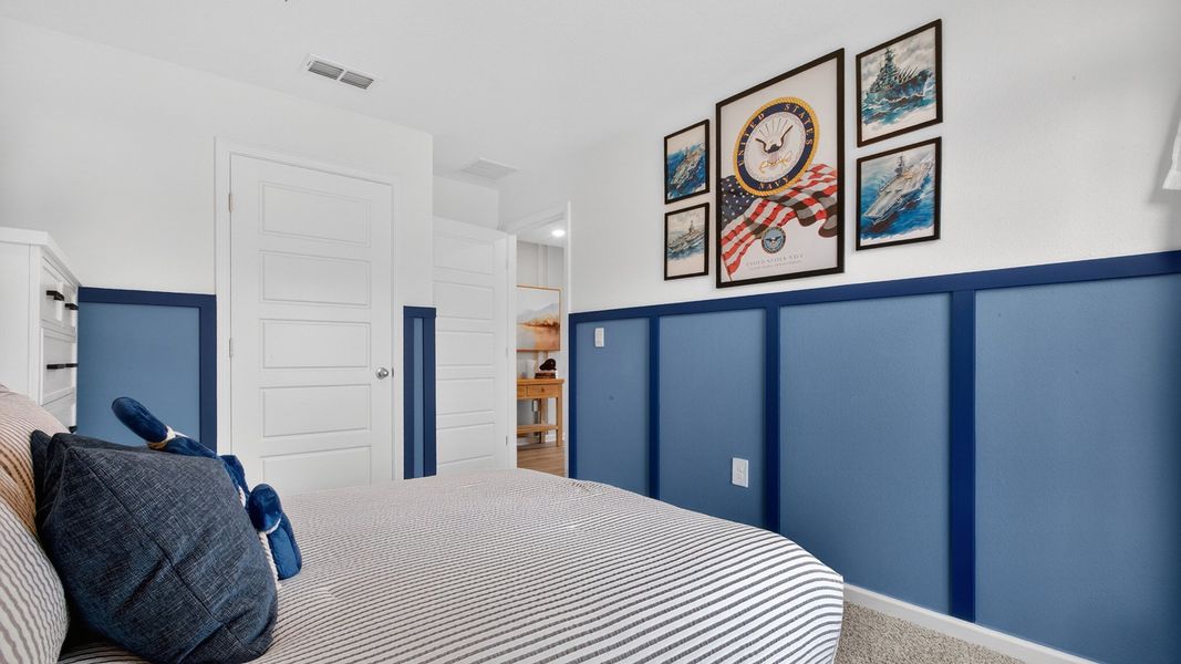 Furnished interior in a model home at Canopy Oaks in Kingsland (Image 28). Furnished interior in a model home at Canopy Oaks in Kingsland (Image 28).