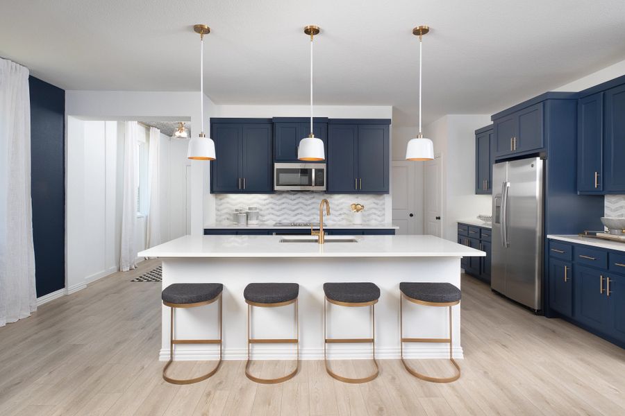 Furnished interior in a model home at Sereno Oaks at Buckner Terrace in Dallas (Image 5).