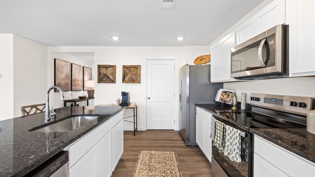 Furnished interior in a model home at Bayview at Harbor Crest in Ooltewah (Image 18).