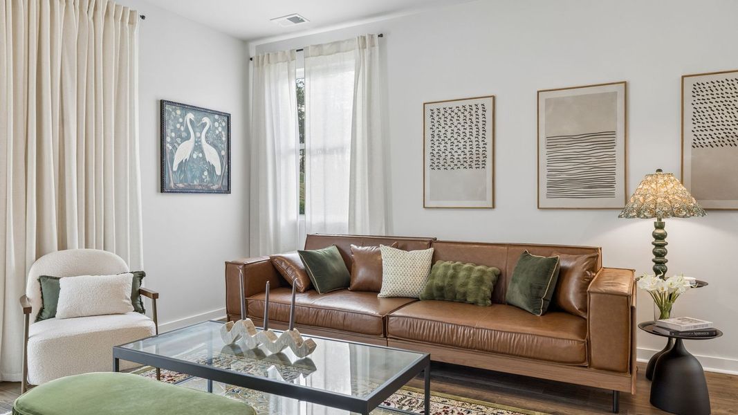 Furnished interior in a model home at Reserve at Hickory Ridge in Columbia (Image 64).