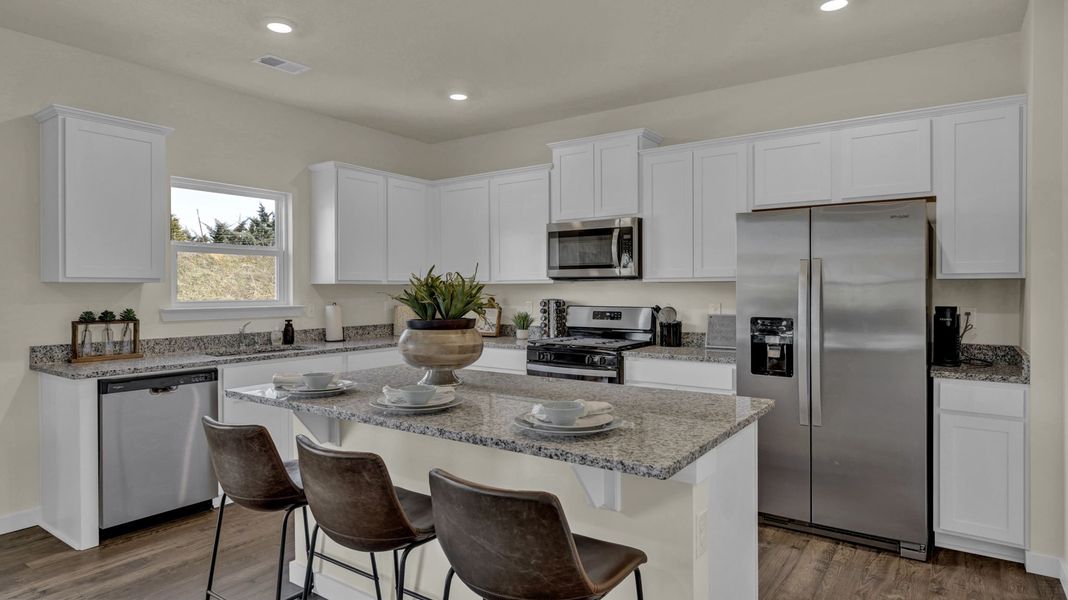 Furnished interior in a model home at Polo Fields in Kingsport (Image 4).