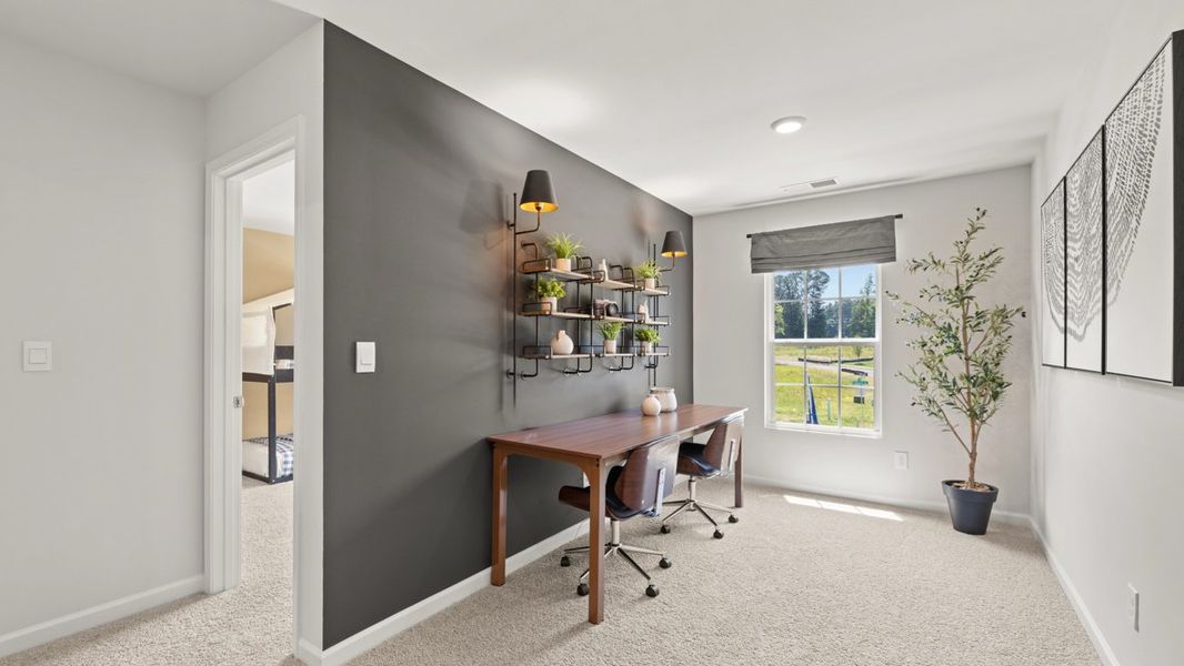 Furnished interior in a model home at Fairhaven in Lithia Springs (Image 27).