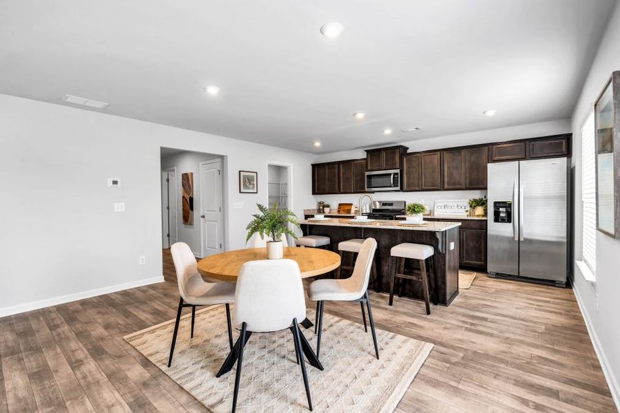 Furnished interior in a model home at The Reserve at Chapel Hill Phase II in Douglasville (Image 28).