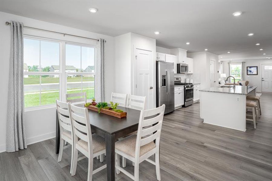 Furnished interior in a model home at Anderson Farm in Calabash (Image 12).