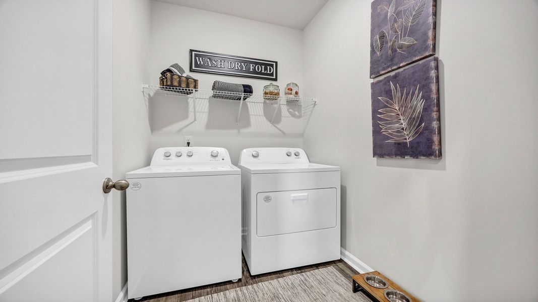 Furnished interior in a model home at Sease's Pond in Gilbert (Image 25).